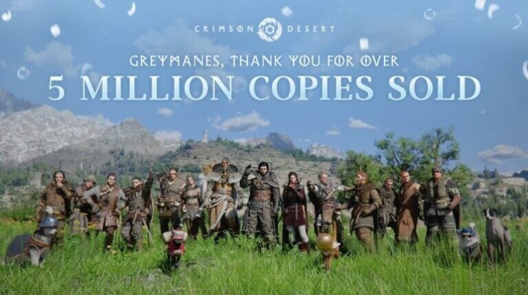 Crimson Desert ultrapassa 5 milhões de cópias e se consolida como um dos maiores lançamentos de 2026 - PG Games Brasil