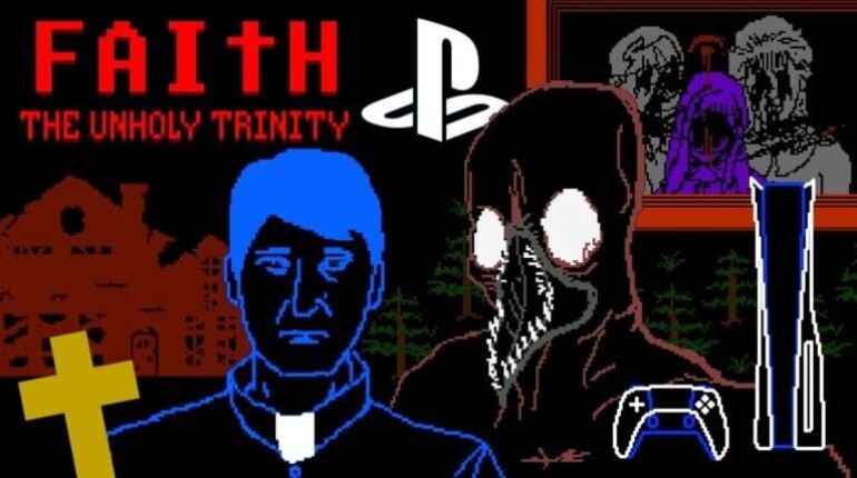 FAITH: The Unholy Trinity chega ao PS5 em abril com terror retrô - PG Games Brasil
