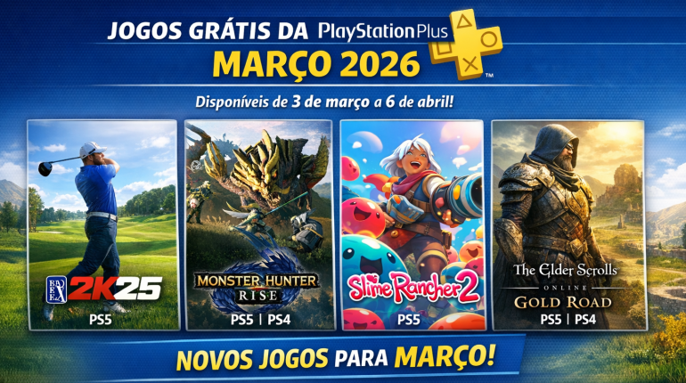 Jogos mensais PlayStation Plus Março são revelados. - PG Games Brasil