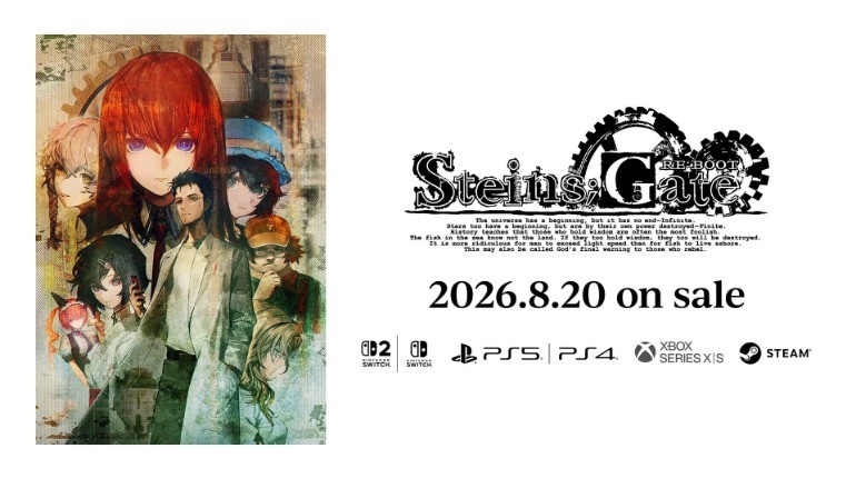 STEINS;GATE RE:BOOT ganha data de lançamento para PS5, Xbox Series, Switch 2, PS4, Switch e PC - PG Games Brasil