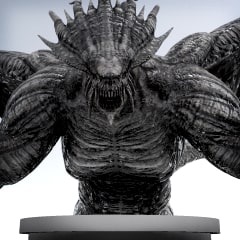 竜の神のトロフィー