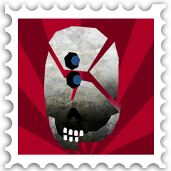 Skull and crushed bones