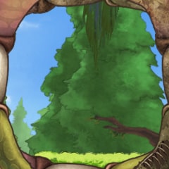 Passou pela floresta