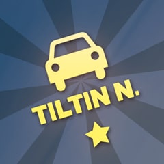 Car insignia 'Tiltin North'