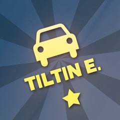 Car insignia 'Tiltin East'