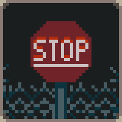 The road was closed. I went on foot